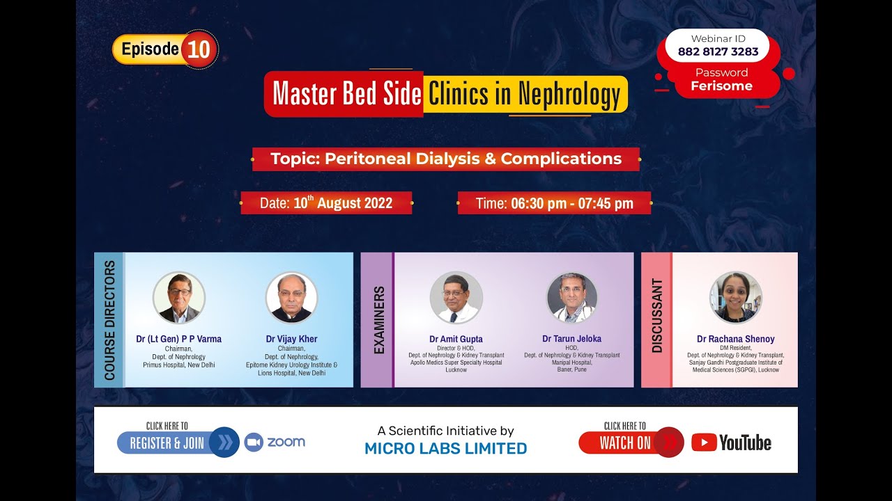Master Bed Side Clinics in Nephrology (Episode 10)