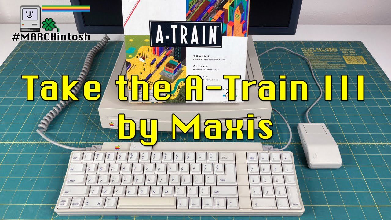 A-Train (1992) - Maxis Transport Simulation on Macintosh LC III