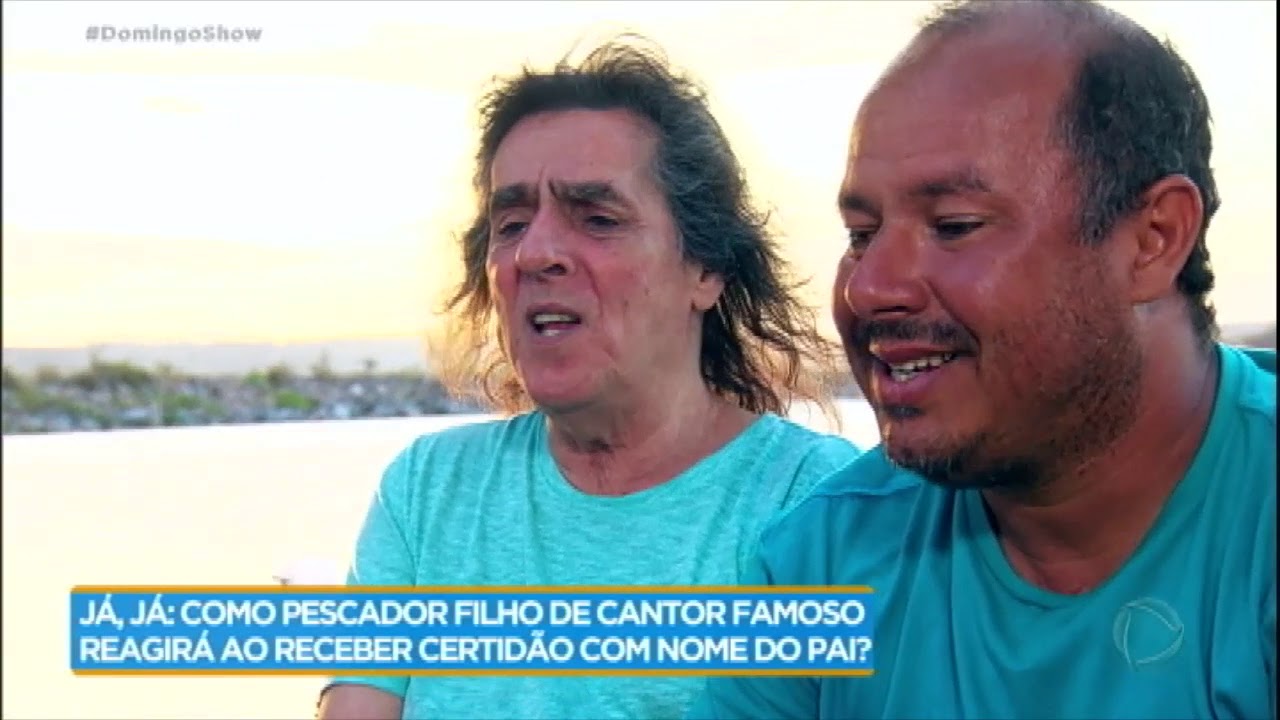Cantor Balthazar chora ao reencontrar seu filho