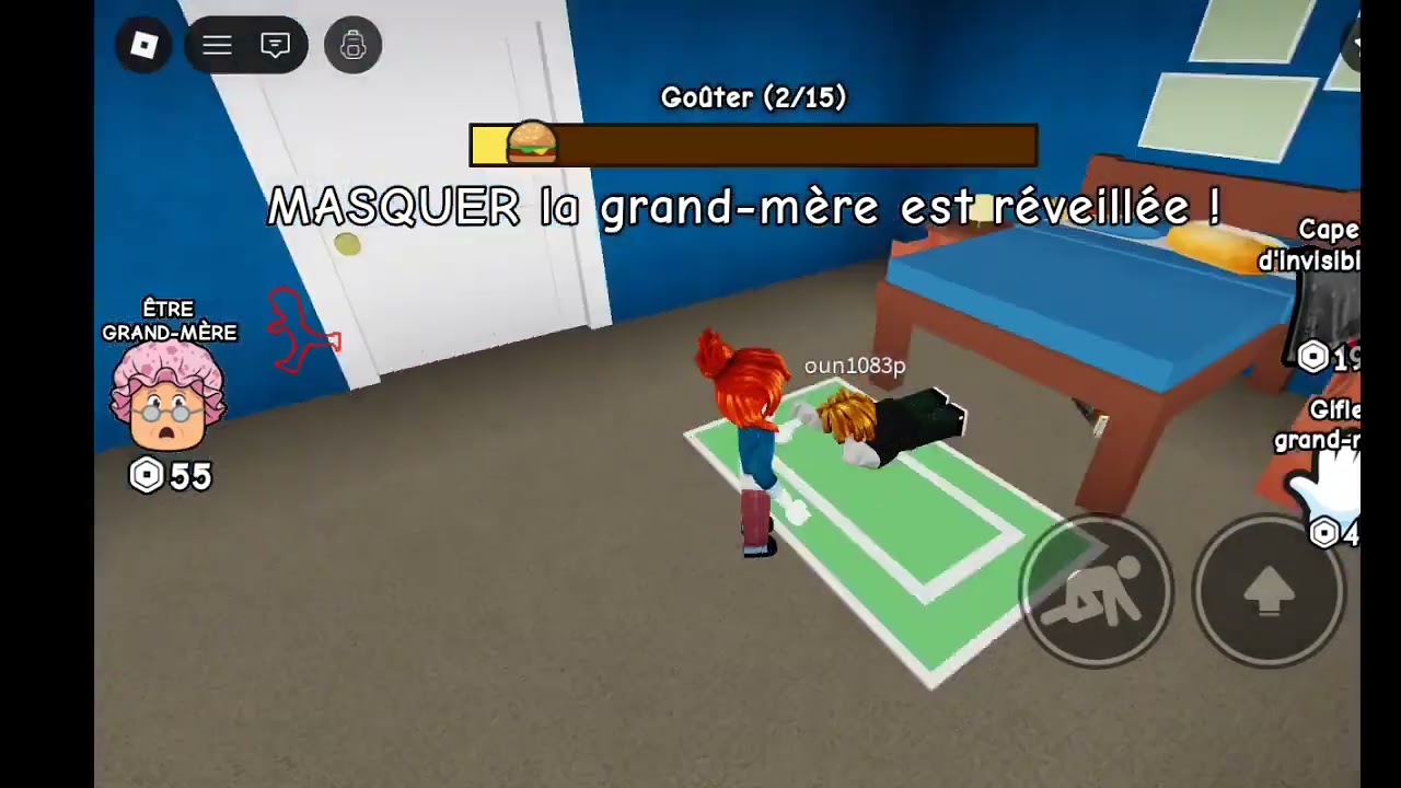 Je joue à roblox 