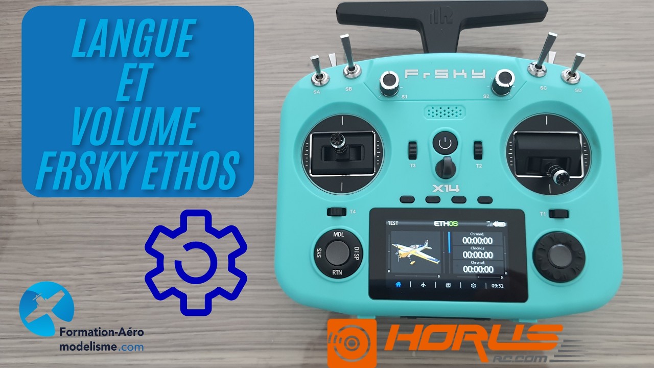 7 langue et volume Ethos Frsky