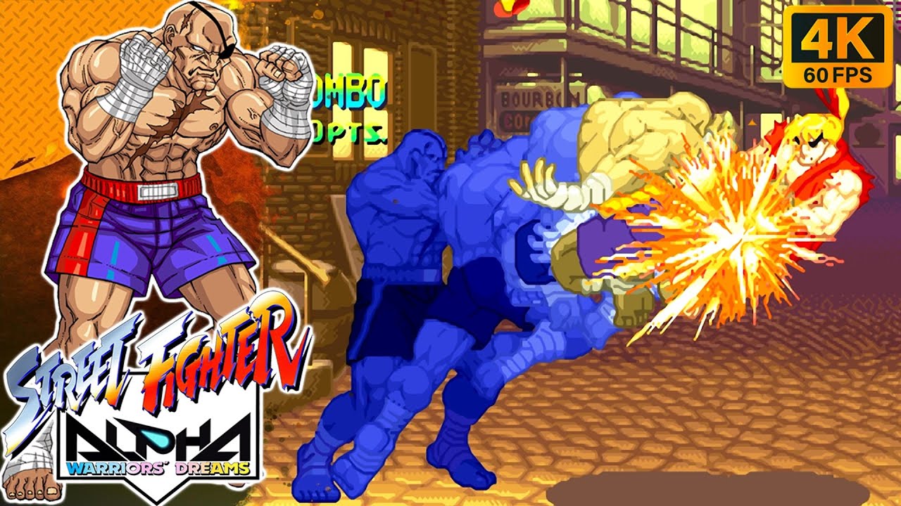 Street Fighter Alpha - Sagat (Arcade / 1995) 4K 60FPS