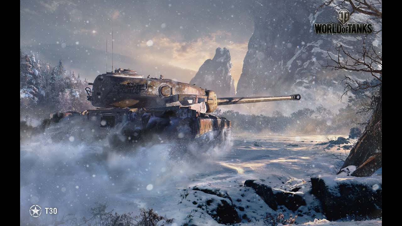 T30 - Ace Tanker - Fjord - World of Tanks Gameplay