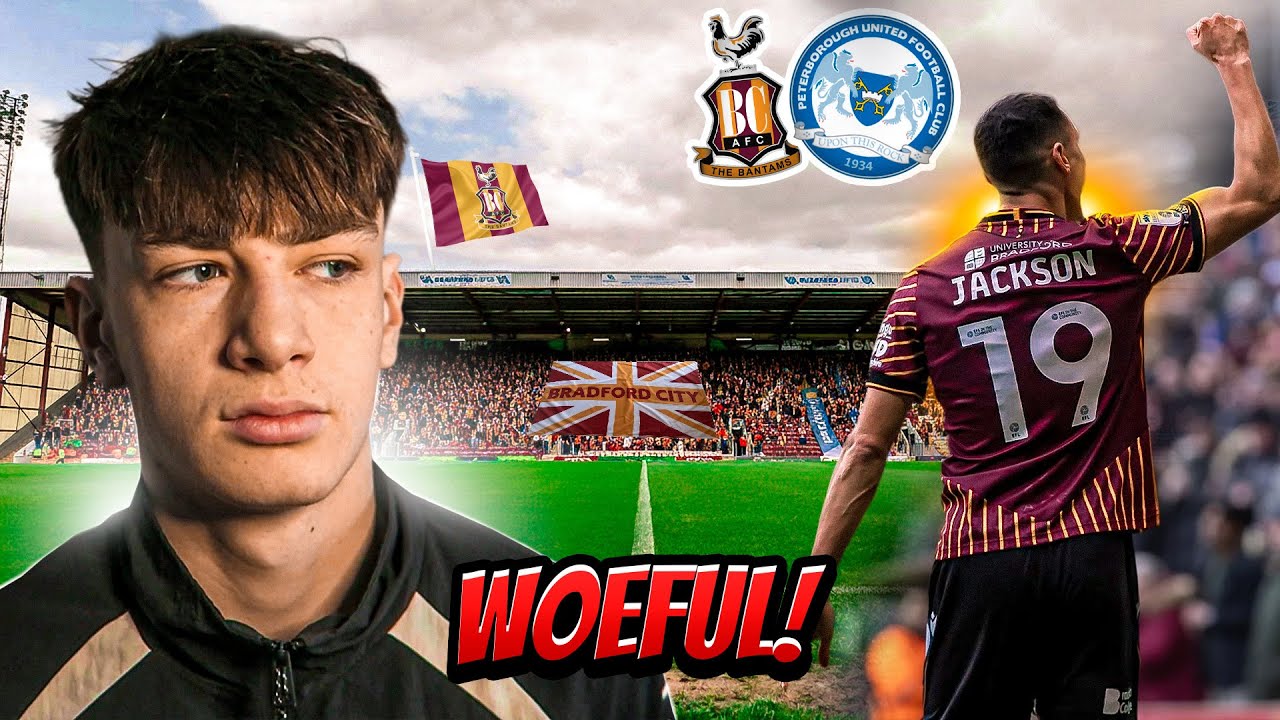 ABSOLUTE DOMINATION! BRADFORD CITY vs PETERBOROUGH UNITED 