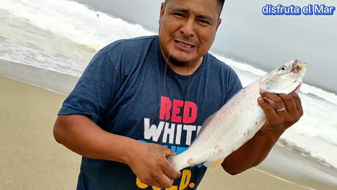 Día de pesca en playa ( punta Rocas )