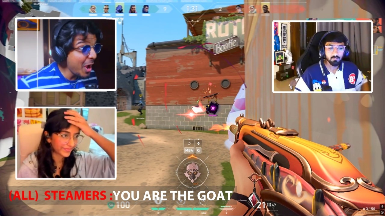 Calm Aim V/S Indian Streamers