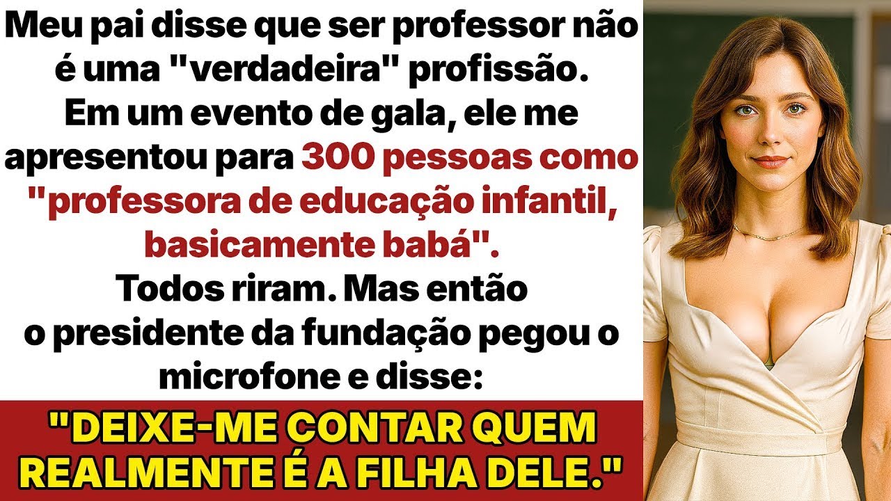 Meu pai disse que ser professor não é profissão e me chamou de babá – depois peguei a bolsa dele!