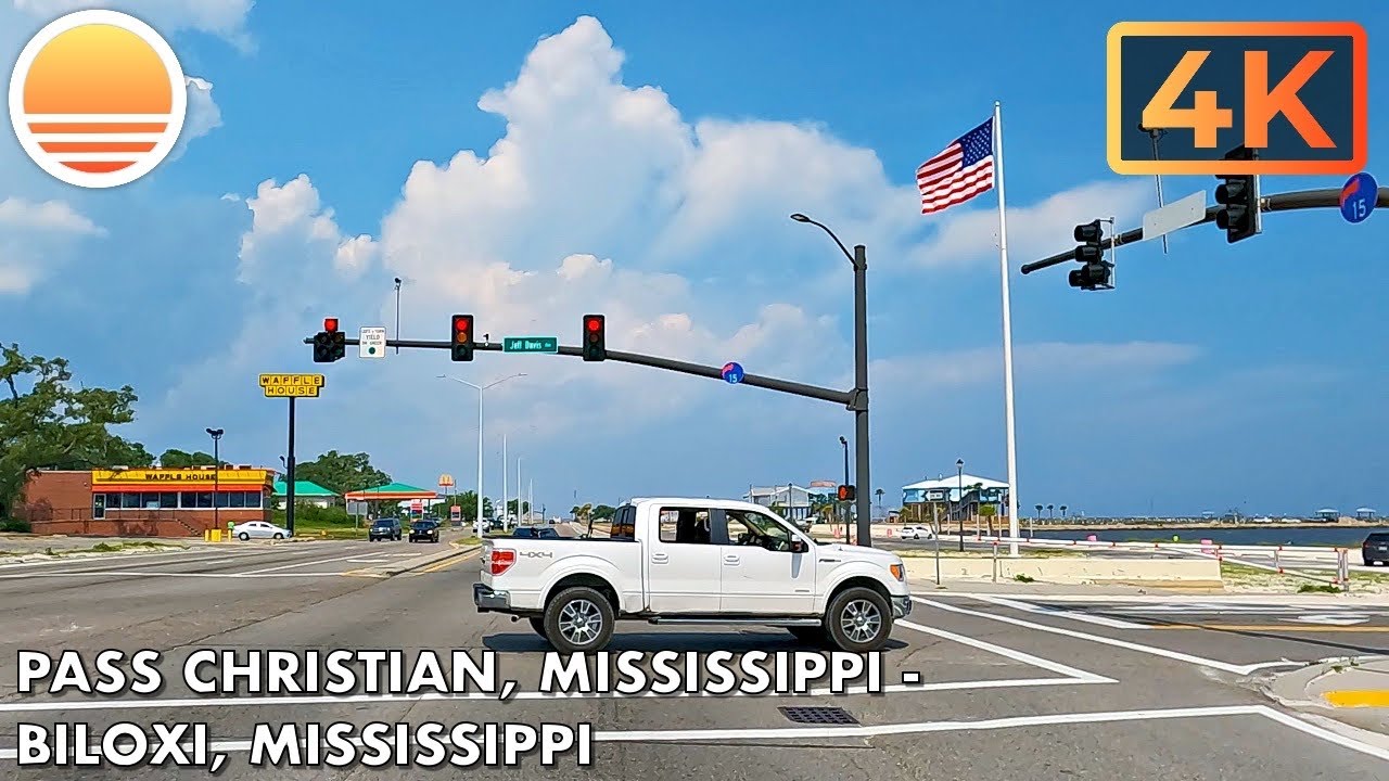 Pass Christian, Mississippi to Biloxi, Mississippi! Drive with me on a Mississippi Highway!