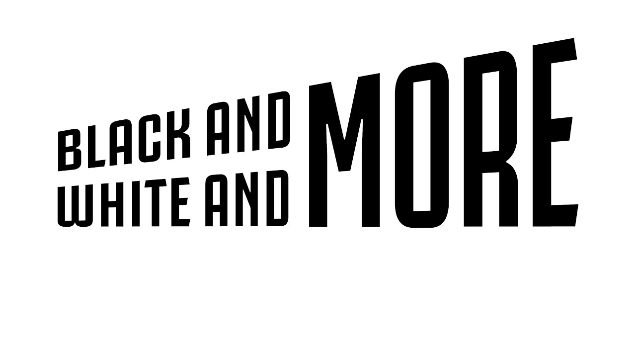 Black and White and More: The future, now!