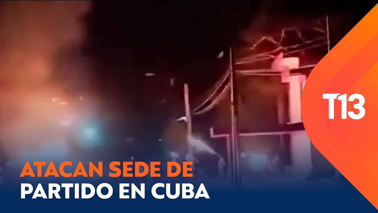 Atacan sede del Partido Comunista en Cuba