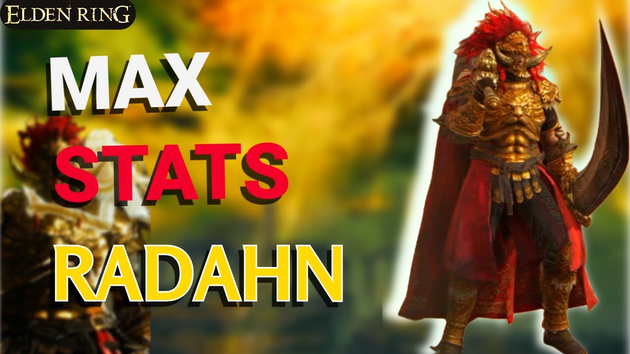 MAX STATS Radahn VS Main bosses ! (Elden ring)