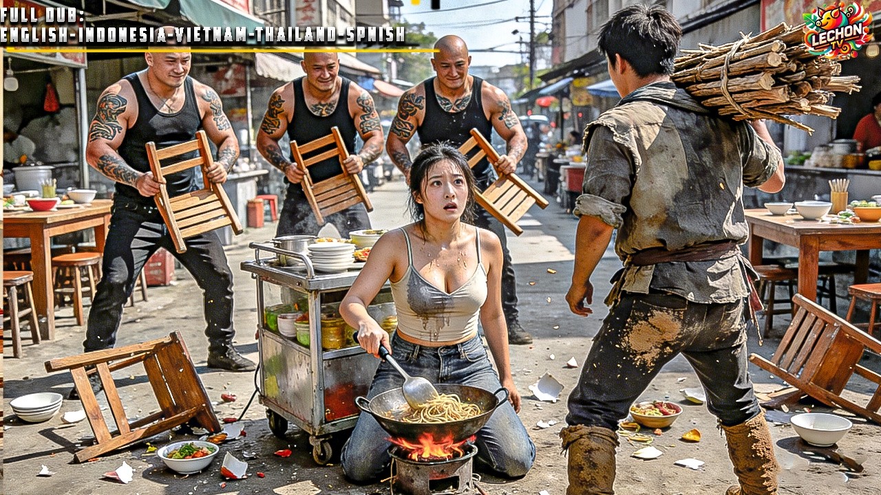 War God Buying Street Food Sees Pretty Owner Bullied—Steps In and Saves Her