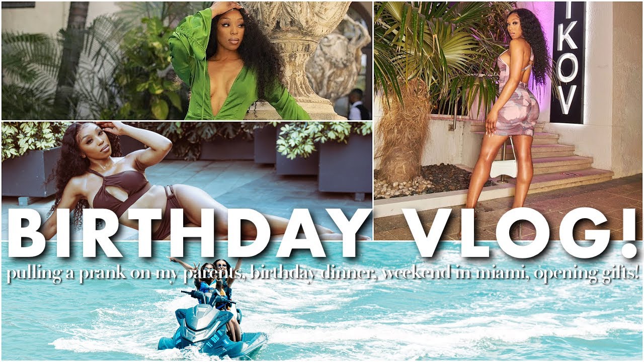 AsToldByAshley ⇢ BIRTHDAY VLOG! Weekend in Miami + Playing a Prank On My Parents + Birthday Dinner!