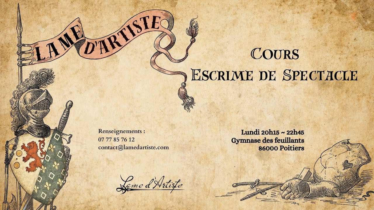 Clip cours d'Escrime de Spectacle 2025-2026