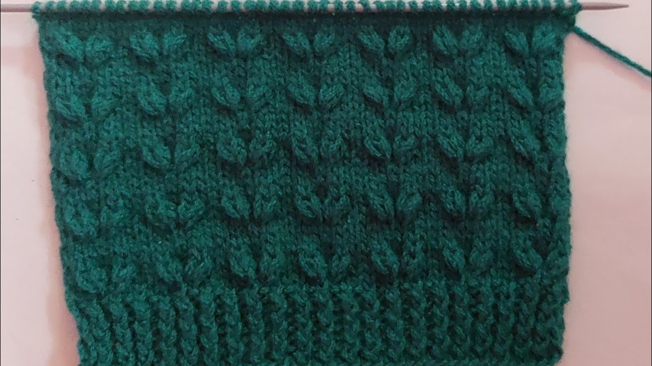 Beautiful knitting pattern for ladies sweater / gents sweater