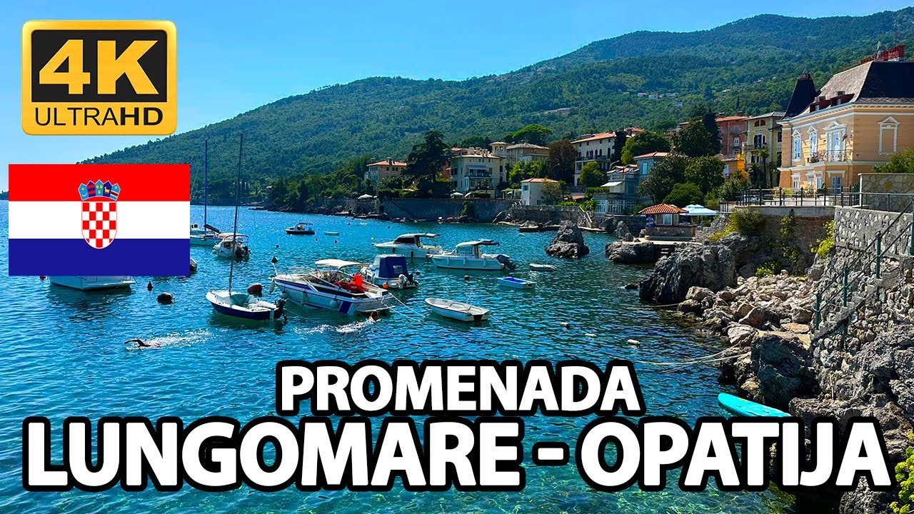 🇭🇷 LUNGOMARE: przepiękna promenada w Chorwacji! Volosko - Opatija - Ika - Ičići - Lovran 🏝️