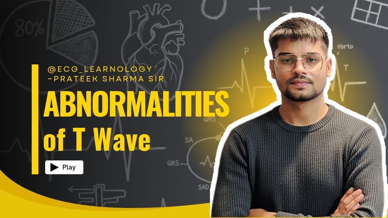 Abnormalities of T Wave🔥| ECG Interpretation Made Easy