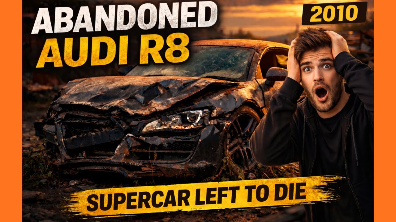 ASMR Car Restoration! 2010 Audi R8 Full Restoration from Abandoned to New.