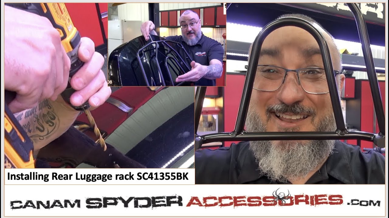 Показать Chrome - Установка - Артикул 41355BK - RT 2020 и новее/F3 LTD 2016 и новее - Задний бага...