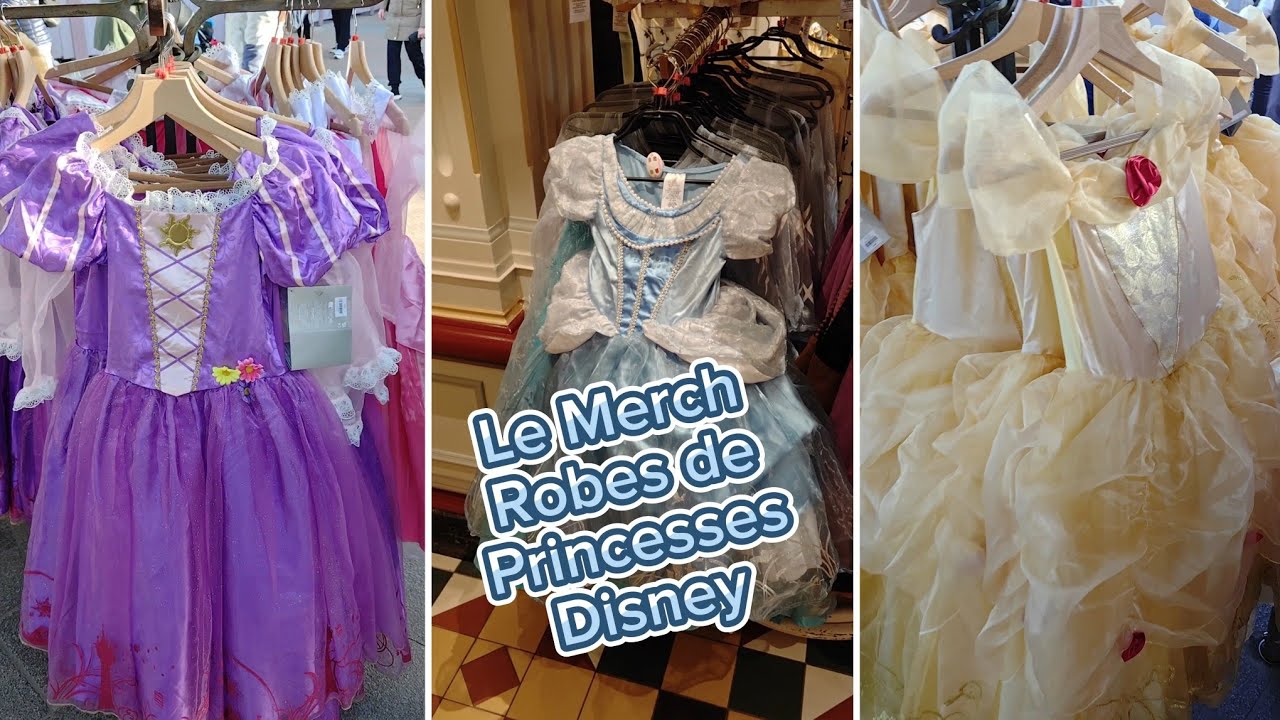 Toutes les robes de Princesses Disney vendues à Disneyland Paris sont dans ce merch !