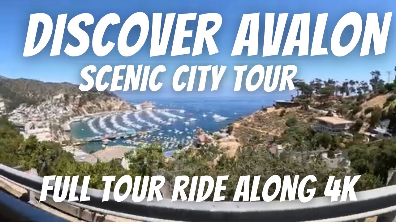 Discover Avalon Ride Along FULL RIDE | City tour around Avalon at Catalina Island, CA