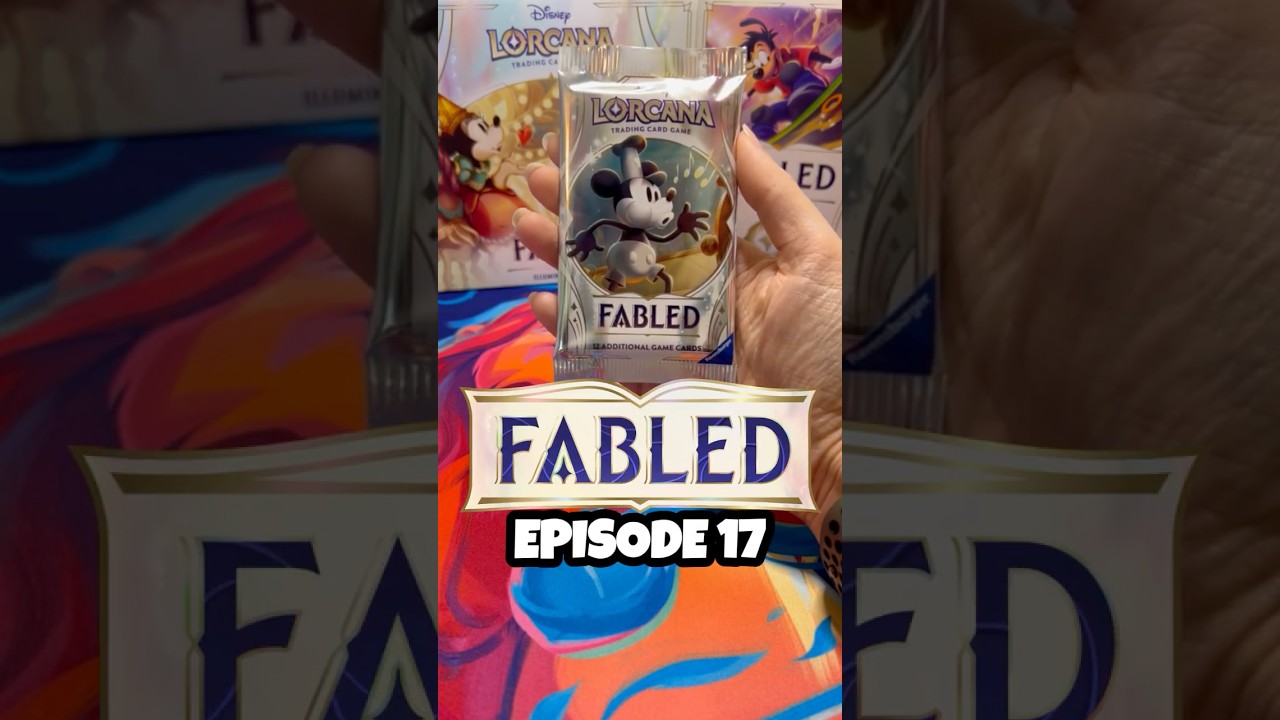 Disney Lorcana Fabled - Ep 17 - #disneylorcana #lorcana #fabled #packopening #tcg
