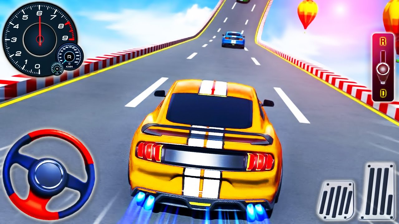 Muscle Car Stunts 2020 - Mega Stunt Ramp Simulator - Android GamePlay #4