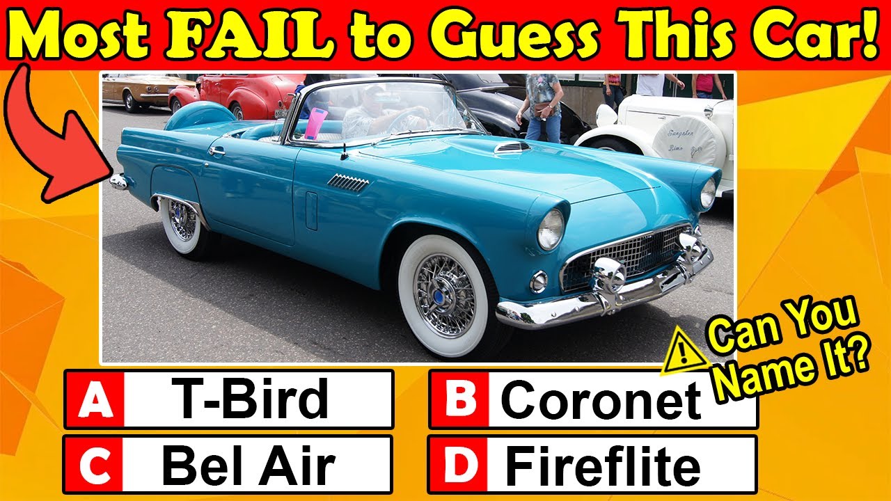 Guess 20 Classic Cars! How Many Will You Get Right?