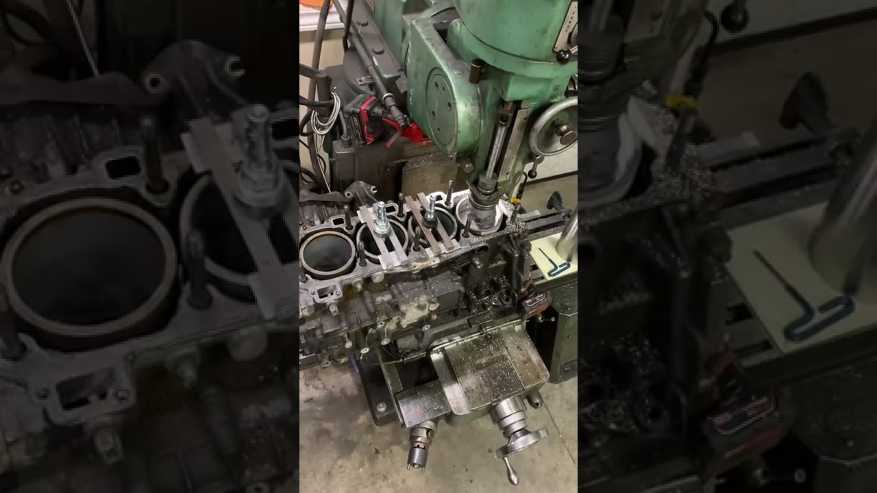 Porsche 944 cylinder reclaimed with dry sleeve