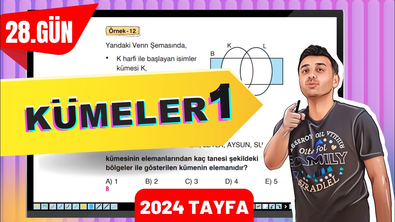 KÜMELER 1 | 28. GÜN #40GündeTYTmatematikkampı