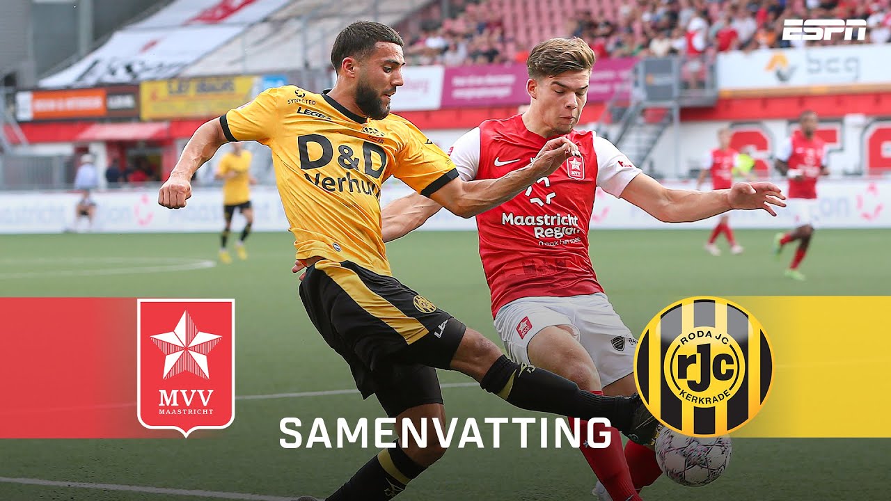 Late treffer in Limburgse derby ⚔️ | Samenvatting MVV Maastricht - Roda JC