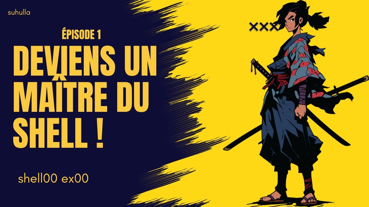 Apprendre les bases du shell - shell00 ex00 42
