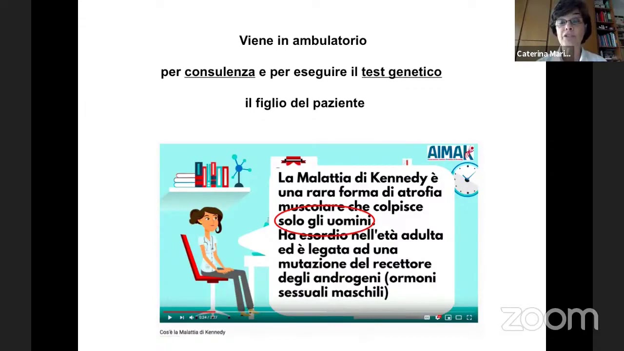 Dott.ssa Caterina Mariotti &ndash; La consulenza genetica nella Malattia di Kennedy