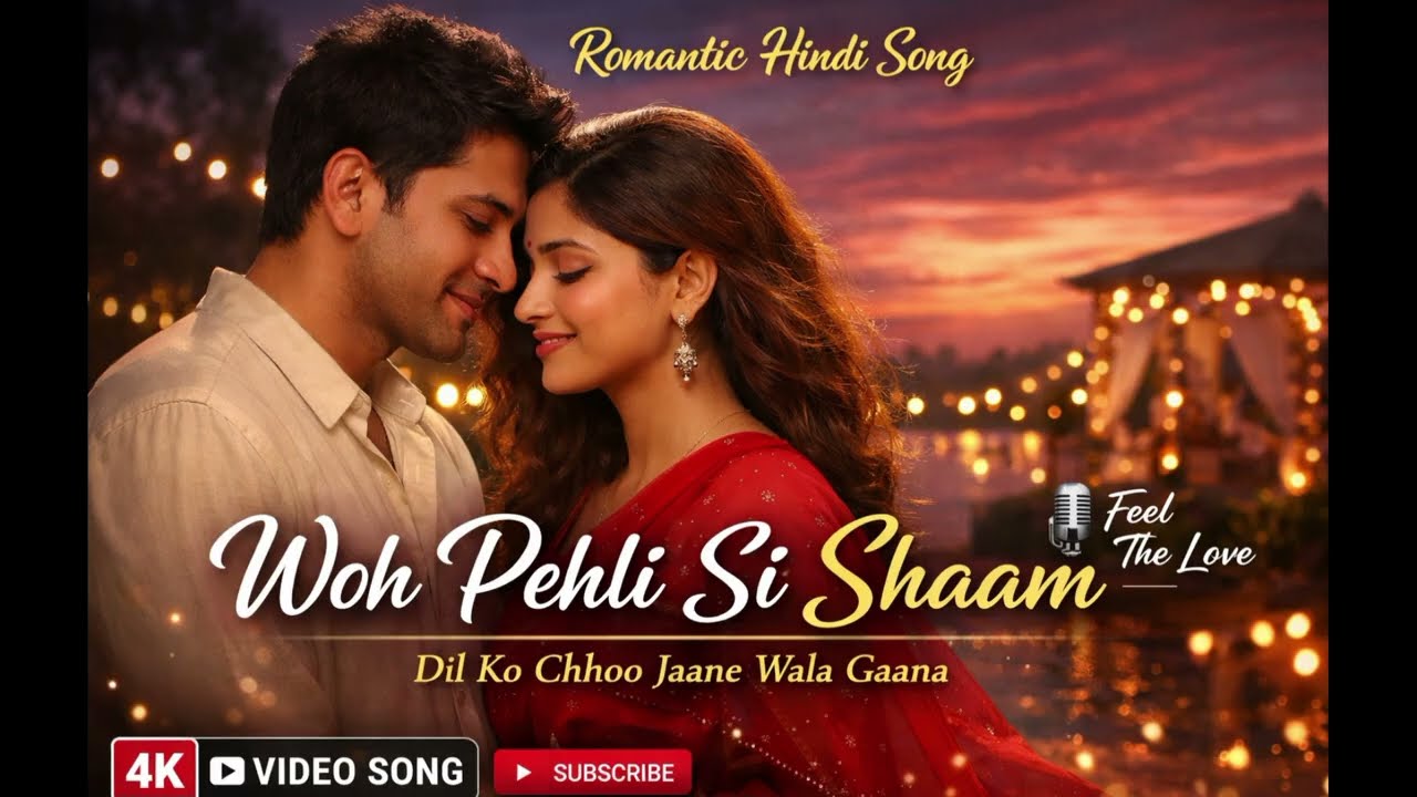 Woh Pehli Si Shaam ❤️ | 2000s Style Romantic Hindi Song | Heart Touching Love Melody 2026