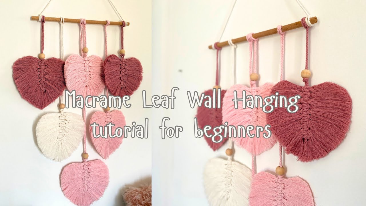 Create A Stunning Leaf Wall Hanger With This Macrame Tutorial!