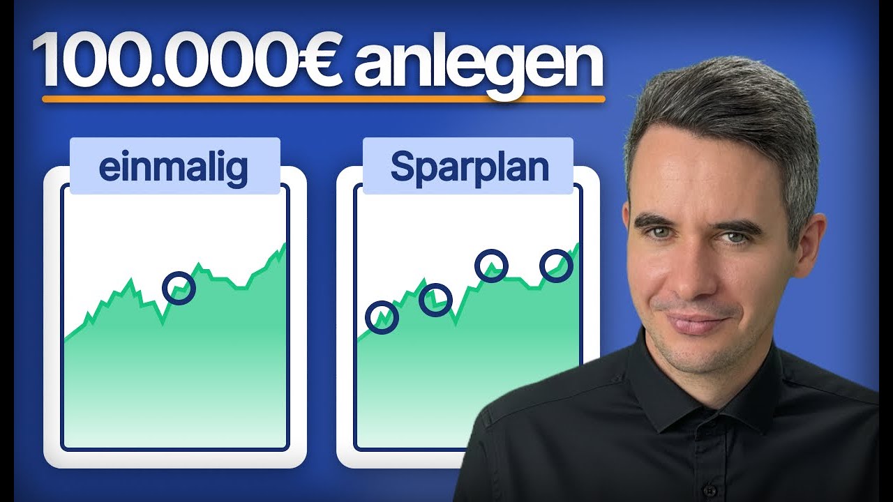 ETF-Sparplan vs. Einmalanlage: Wie sollte man große Beträge investieren?