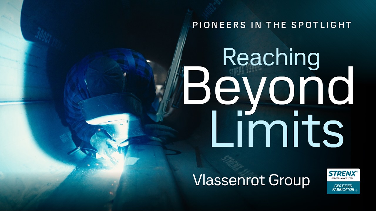 Reaching beyond limits: Vlassenroot | Strenx Certified Fabricators | Crane boom manufacturing