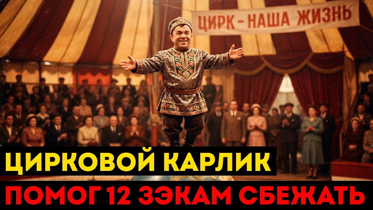ЦИРКОВОЙ КАРЛИК выступал в ТЮРЬМАХ — и проносил ТО, ЧТО НИКТО НЕ МОГ. 15 лет, 12 побегов