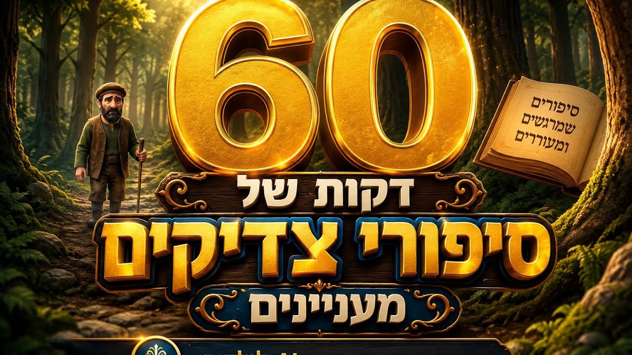 60 דקות של #סיפורי_צדיקים #ערוץ_מעיינות_ai באמצעות ai #במיוחד_לילדים !