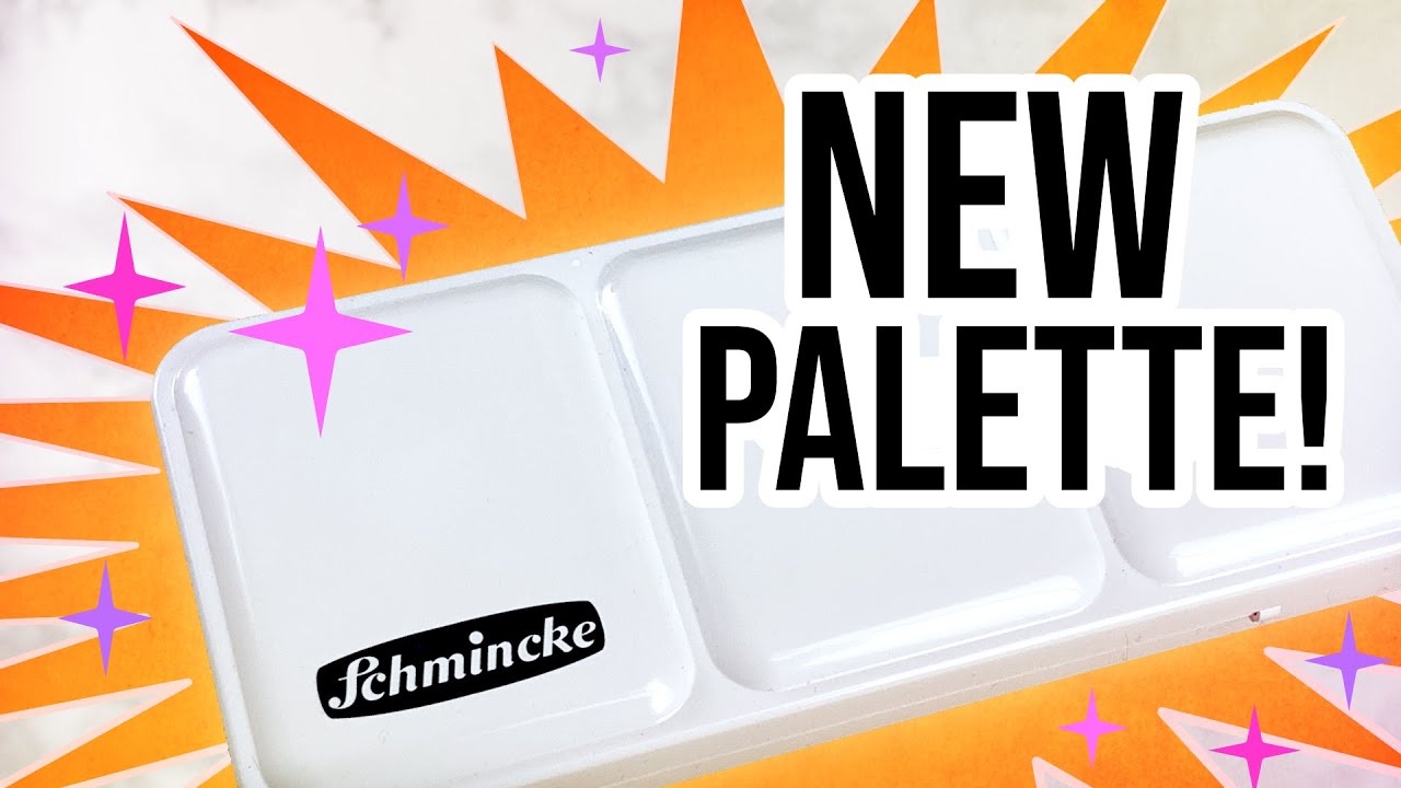 Casual Tour of SCHMINCKE'S Plastic Palette! 🎨 - I was so excited for this one!! 🤩