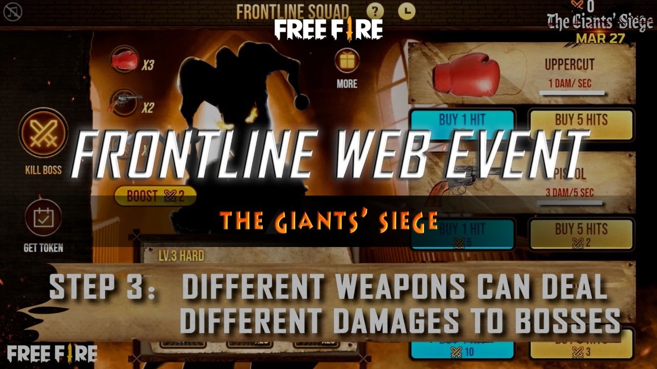 Frontline Web Event: The Giants' Siege | Free Fire SSA