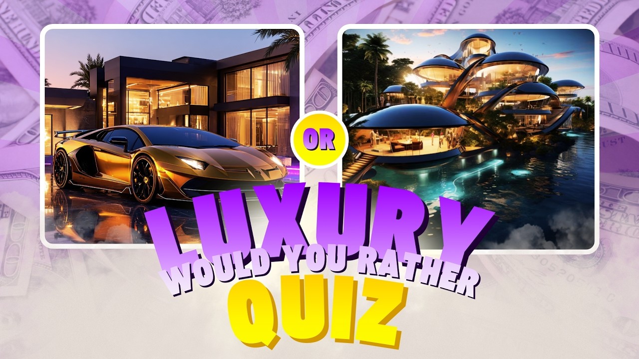Would You Rather...? UNLIMITED Money 💎 LUXURY Edition (Everything Is Possible!) - Quiz IQ Wizard 🔮