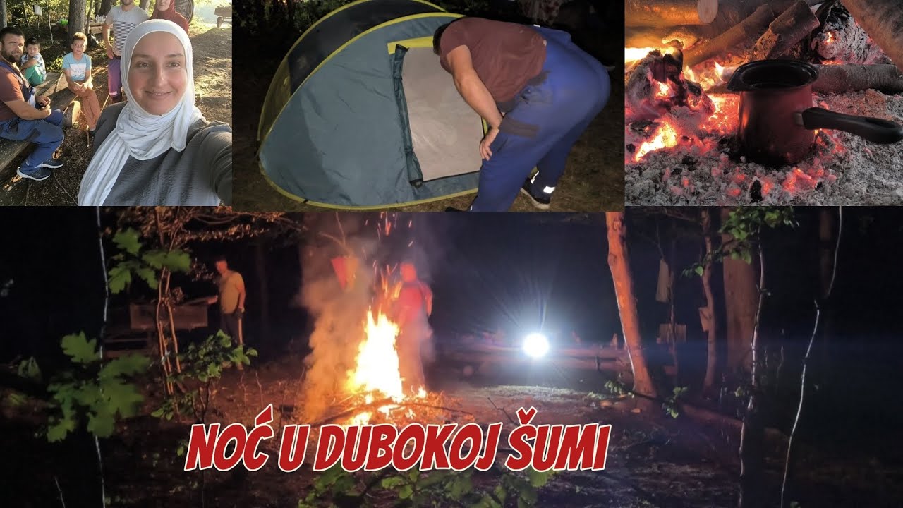 Kako smo proveli noć sa djecom u šumi ❓ Priče iz davnina uz logorsku vatru 😁
