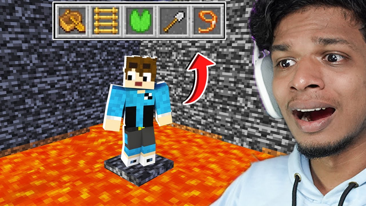 I GOT TRAPPED Inside This BEDROCK Cage !!! Minecraft | PGM | Malayalam |
