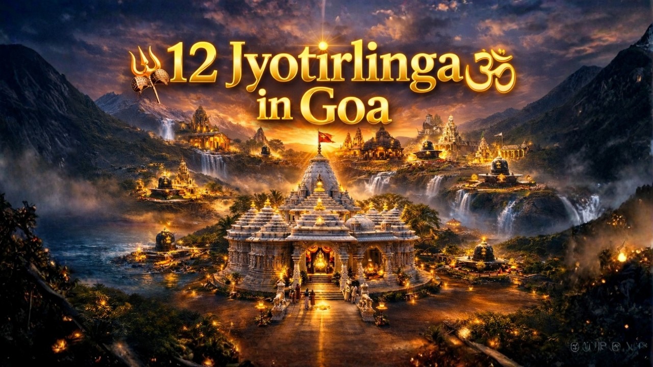 Goveshwar Mahashiv Mandir Old Goa | 12 Jyotirlinga Darshan at One Place