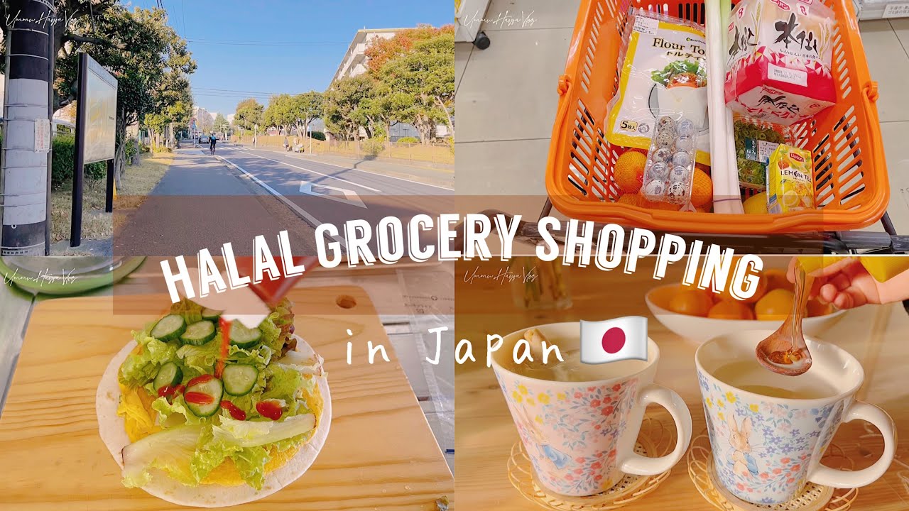 #5 Halal Grocery Shopping in Japan | Halal Japan App | Making breakfast