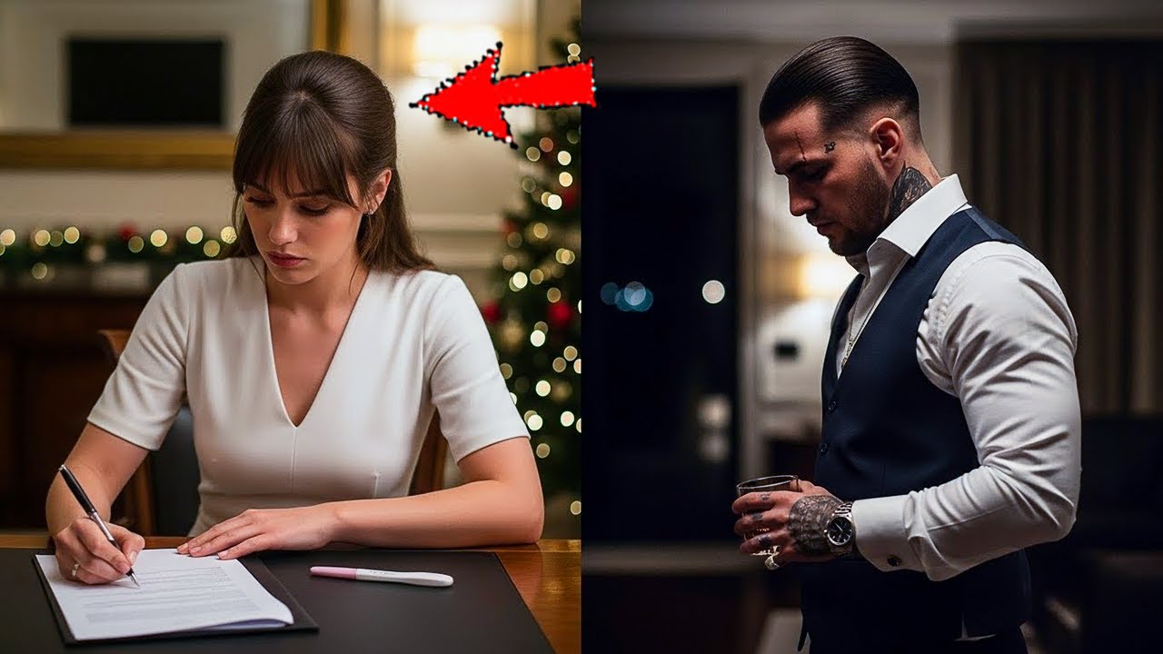 She Signed the Divorce Papers on Christmas Eve and Left a Pregnancy Test —Mafia Boss’s World Stopped