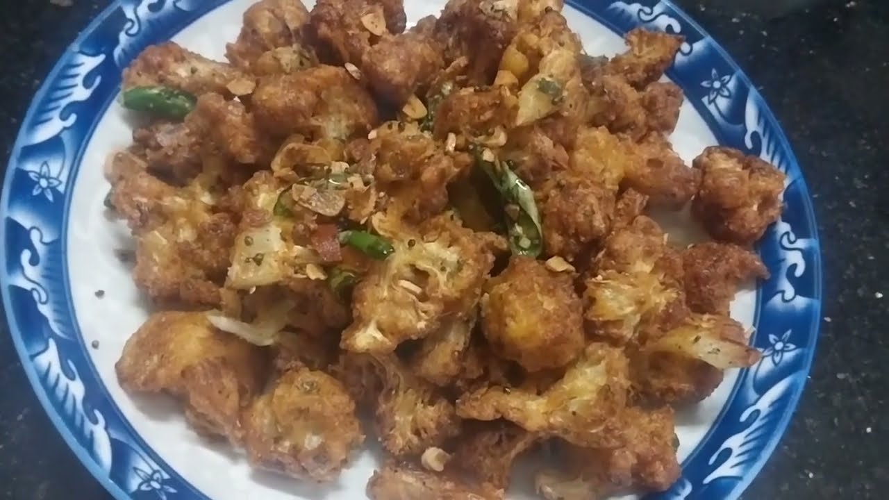 CRISPY GOBHI 65 RECIPE || CRISPY CAULIFLOWER STARTER RECIPE 