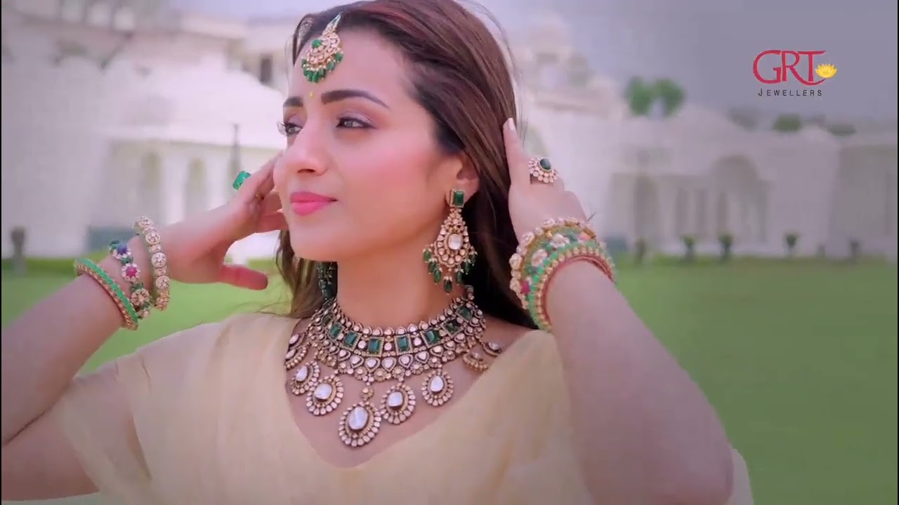 🌸 Gorgeous Trish🌸@trishakrishnan, 🎥Video Courtesy: @grtjewellers