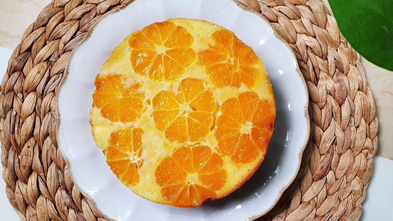 [ENG]상큼한 귤 케이크 만들기 / tangerine cake recipe / fruit cake / Upside down cake